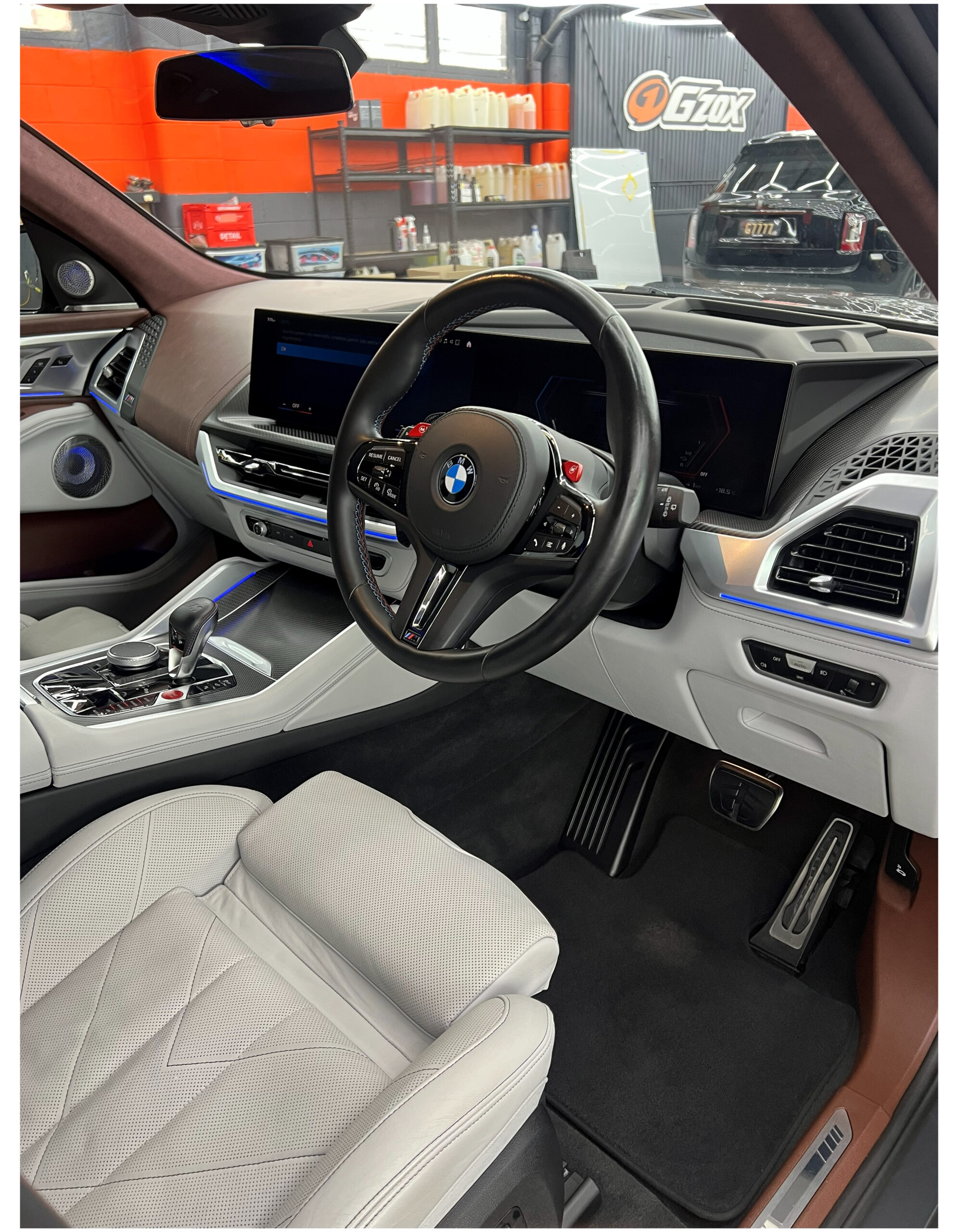 BMW that has received luxury interior detailing